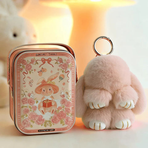 🏆LIMITED TIME SPECIAL SALE 🐰 Handmade Soft Bunny PomPom Charms