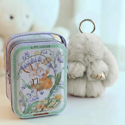 🏆LIMITED TIME SPECIAL SALE 🐰 Handmade Soft Bunny PomPom Charms
