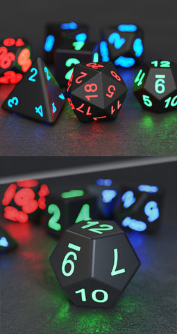 🔥HOT SALE - 50% OFF 🔥2022 New Party Fluorescent 7-Piece Dice