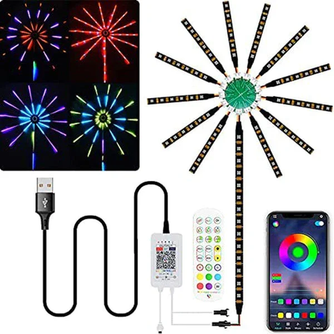 New Year LED Sound Control Symphony Lights