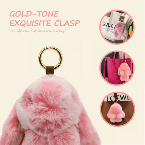 🏆LIMITED TIME SPECIAL SALE 🐰 Handmade Soft Bunny PomPom Charms