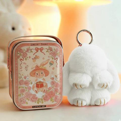 🏆LIMITED TIME SPECIAL SALE 🐰 Handmade Soft Bunny PomPom Charms