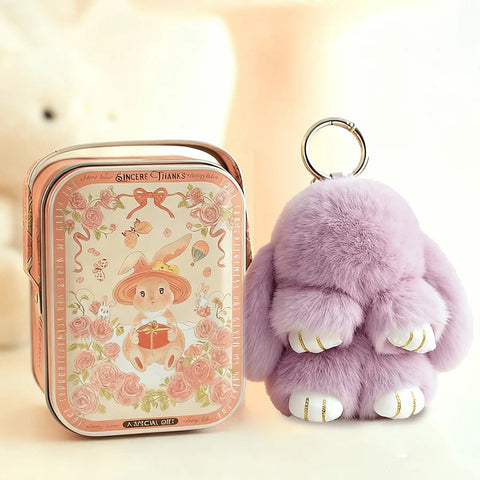 🏆LIMITED TIME SPECIAL SALE 🐰 Handmade Soft Bunny PomPom Charms