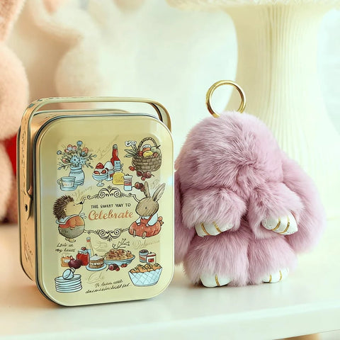 🏆LIMITED TIME SPECIAL SALE 🐰 Handmade Soft Bunny PomPom Charms
