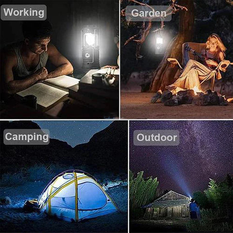 🔥Last Day Promotion -50% OFF🔥6 in 1 Portable Outdoor LED Camping Lantern With Fan