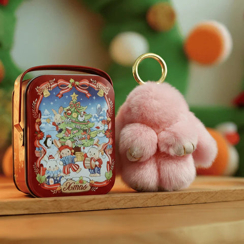 🏆LIMITED TIME SPECIAL SALE 🐰 Handmade Soft Bunny PomPom Charms