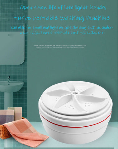🔥Hot Sale - 50% OFF 🔥 - Mini Turbo Washer