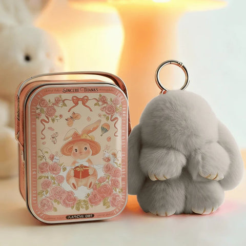 🏆LIMITED TIME SPECIAL SALE 🐰 Handmade Soft Bunny PomPom Charms