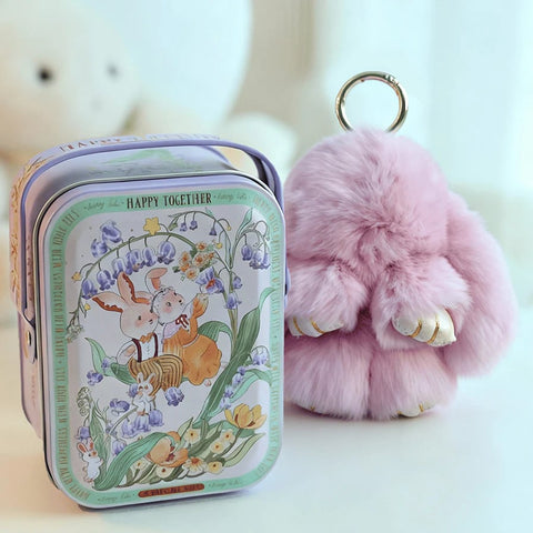 🏆LIMITED TIME SPECIAL SALE 🐰 Handmade Soft Bunny PomPom Charms