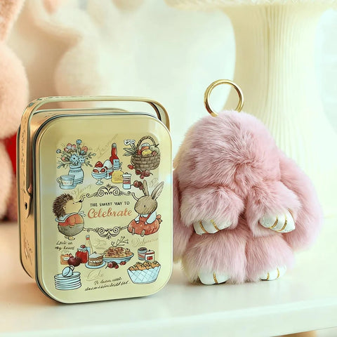 🏆LIMITED TIME SPECIAL SALE 🐰 Handmade Soft Bunny PomPom Charms