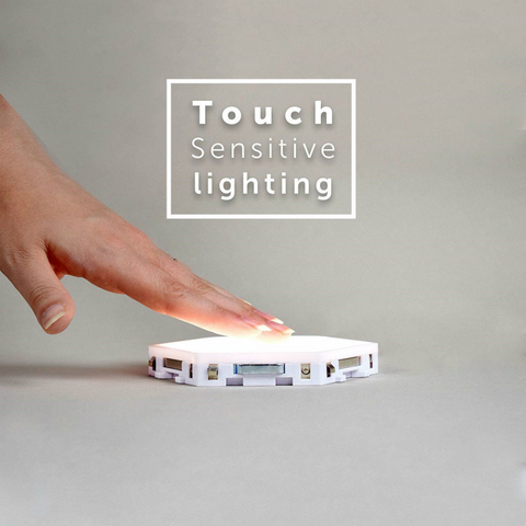 🔥HOT SALE - 50% OFF 🔥 Super LED Assembled Hand Touch Sensing Honeycomb Light