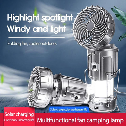 🔥Last Day Promotion -50% OFF🔥6 in 1 Portable Outdoor LED Camping Lantern With Fan